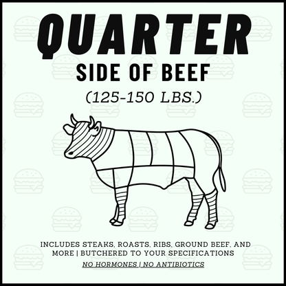 3S Cattle CO. Quarter Side of Beef Product Information