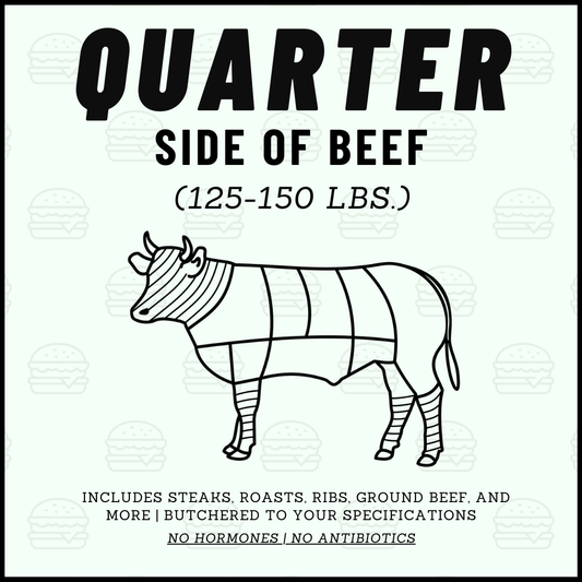 3S Cattle CO. Quarter Side of Beef Product Information